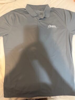 Nike Men's Light Blue Cintas Logo Polo